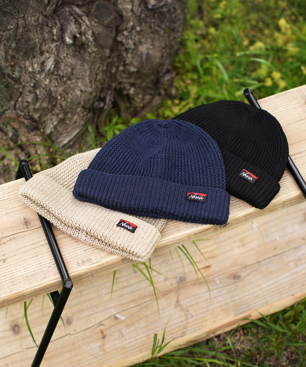 NAC035 NANGA × Clef LINEN BEANIE – CLEFSHOP