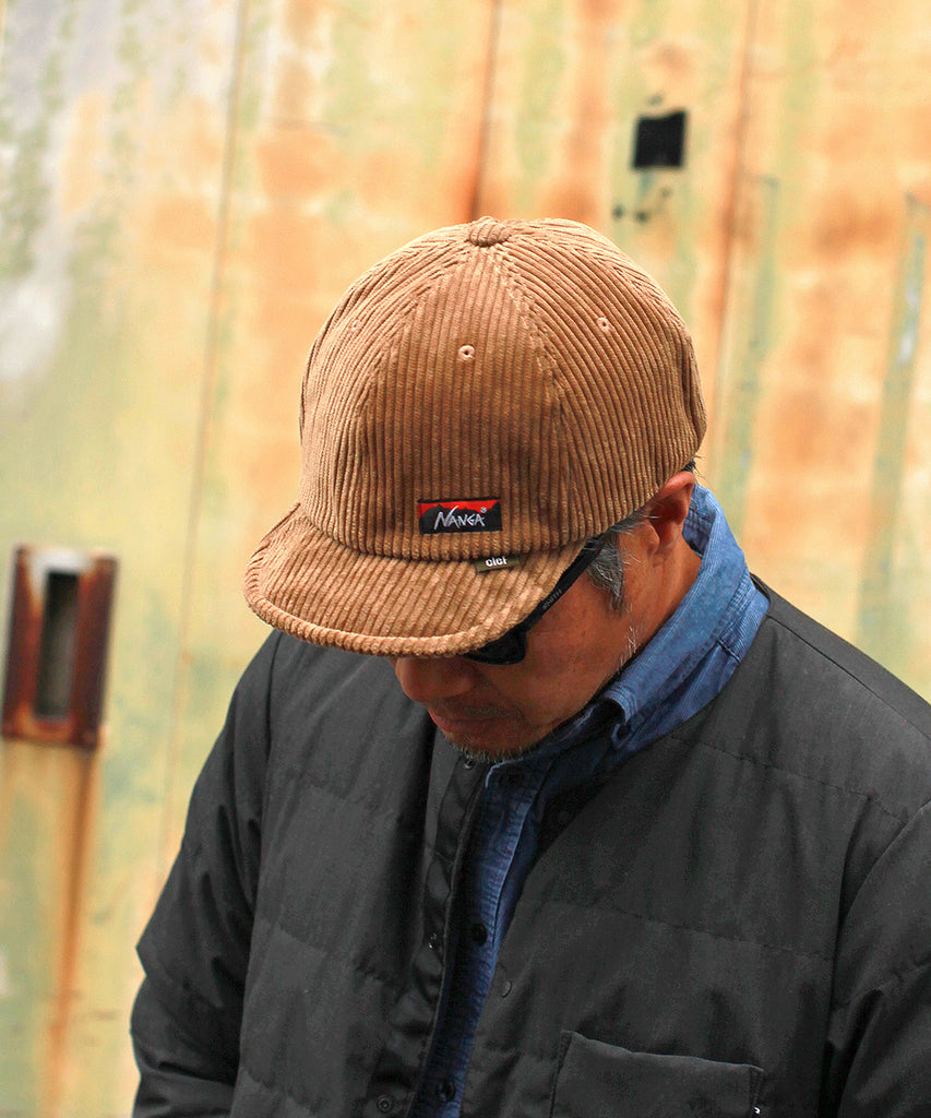 NANGA×CLEF CORD B.CAP コーデュロイキャップ-