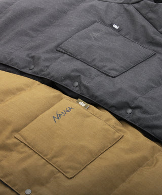 NAC016“ Nanga X Clef”可逆的Takibi Daily Down Juts Jacket