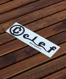 Clef Icon & Logo "Surf" Sticker
